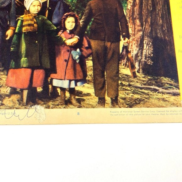 All Mine to Give 1957 Lobby Card Movie Poster Technicolor Drama Glynis‎ Johns - Picture 5 of 10